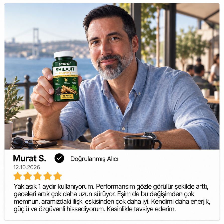 Score! Shilajit Gummy müşteri yorumu